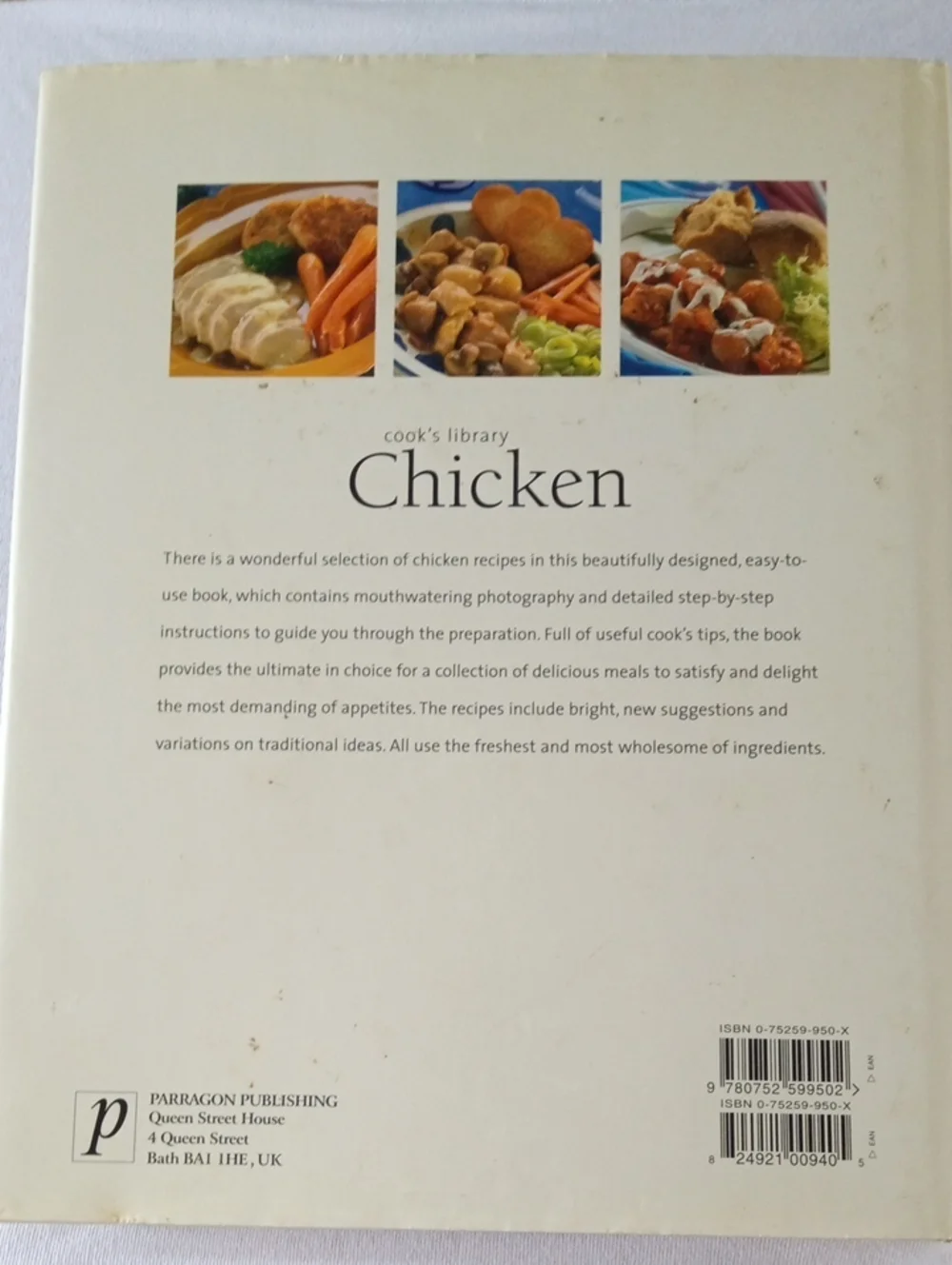 Cookbook: Cook's Library Chicken Cookbook